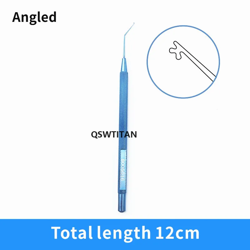 Титановый манипулятор с крюком и объективом Kuglen Iris нажимной офтальмологический