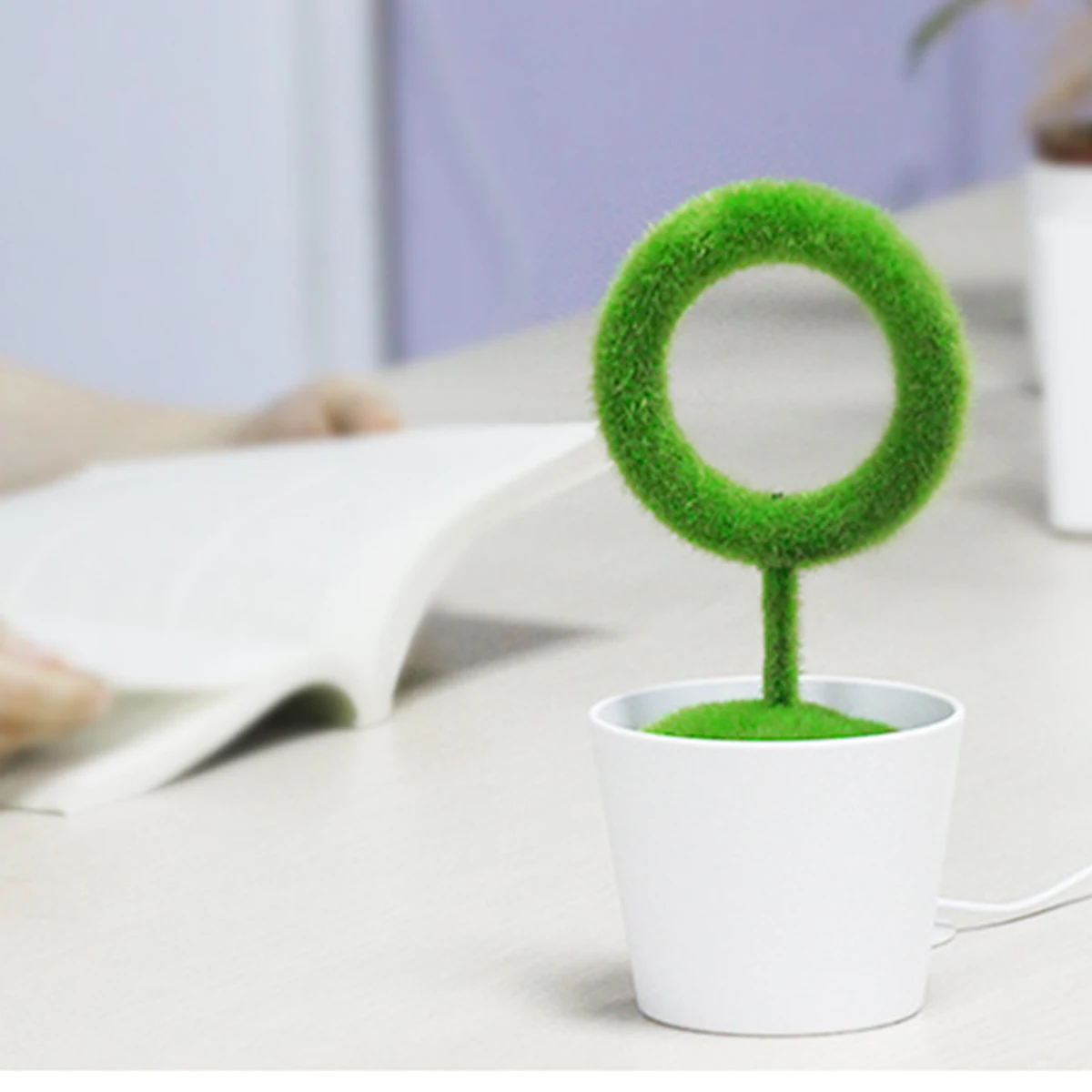 Новый Настольный очиститель воздуха для растений отрицательные ионы