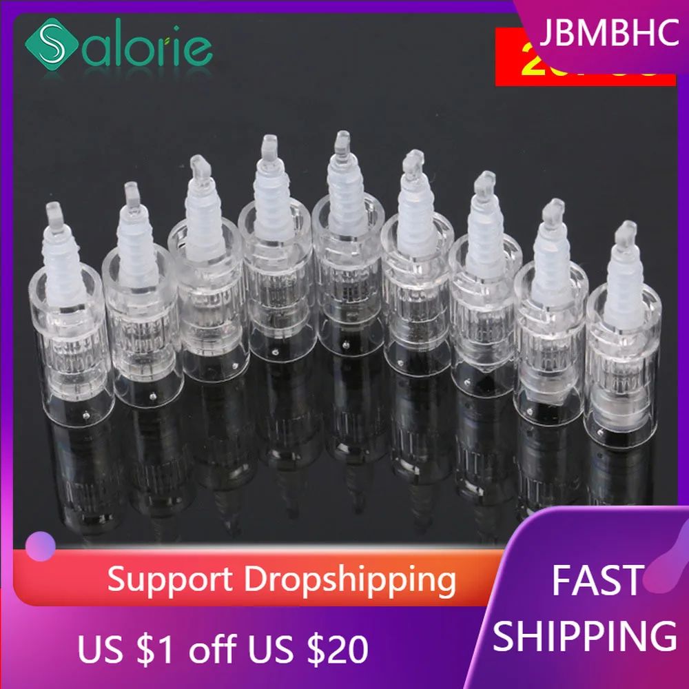 

20 Pcs Bayonet Screw Needle Cartridge for Ultima A6 1/3/5/7/Nano/9 /12 Pin/36 Pin/42 Pin Micro Needle Replacement Derma Tattoo