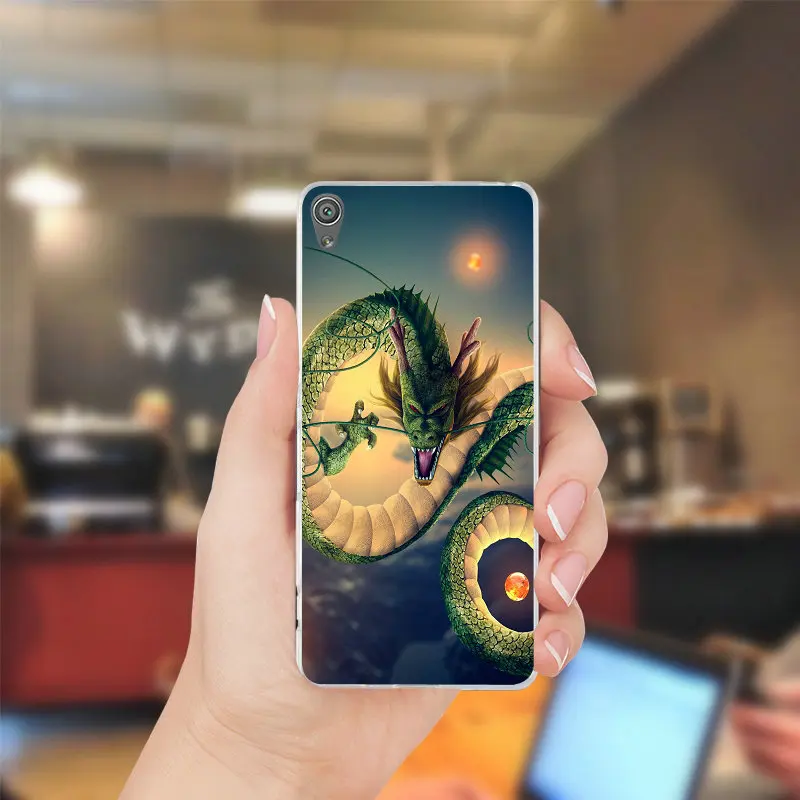 Чехол для Sony Xperia XZ Z Z1 Z2 Z3 Z4 Z5 Compact M2 M4 M5 E3 E5 T3 XA силиконовый с изображением дракона