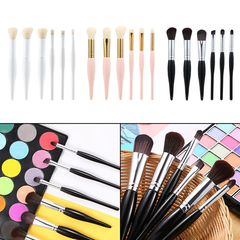 

6pcs Pro Makeup Brushes Set Cosmetic Eyeshadow Powder Foundation Blush Lip Brush Tool dropshipping