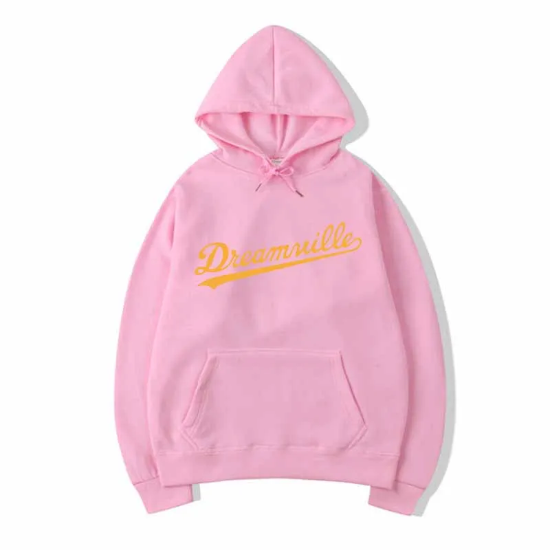 Новинка; худи Для мужчин хип-хоп DREAMVILLE Коул Логотип с капюшоном Swag письмо флисовые J худи с принтом Cole зимние толстовки с капюшоном Для мужчин пуловер