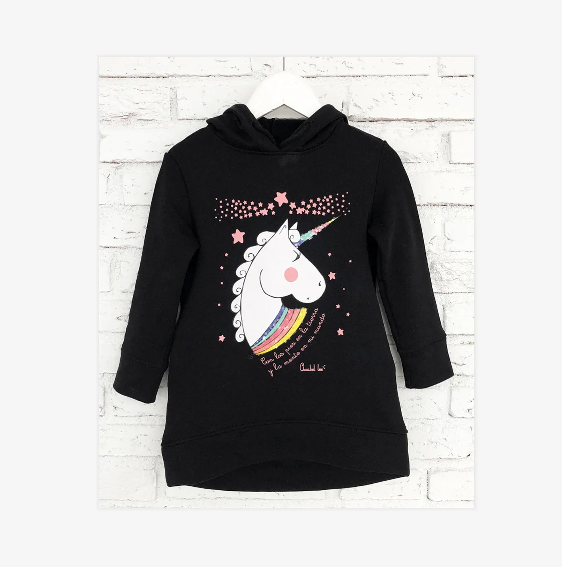 Mother Daughter Unicorn Print Sweatshirts Winter Family Matching Cute Clothes Outwear Mother and Daughter Clothes