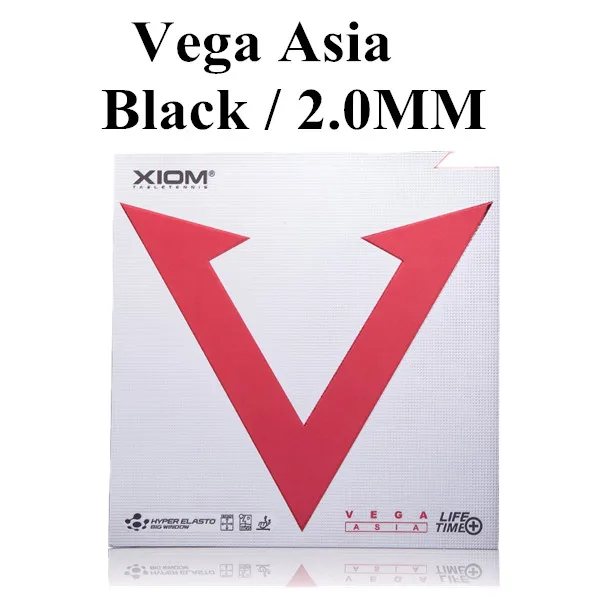 Black 2.0mm XIOM красный Вега Азия SEPPD Прыщи В Настольный теннис резиновая губка для пинг понга Tenis De Mes - Цвет: Black 2.0mm