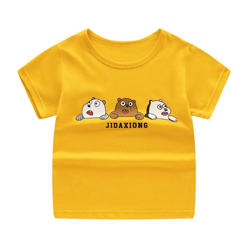 Детские топы Пижамы для девочек Домашняя одежда Хлопковая сна мальчиков Летняя