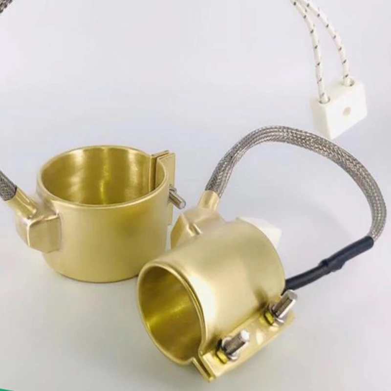 Электрический медный бочонок 42x50 мм 220 В 280 Вт латунный обогреватель для