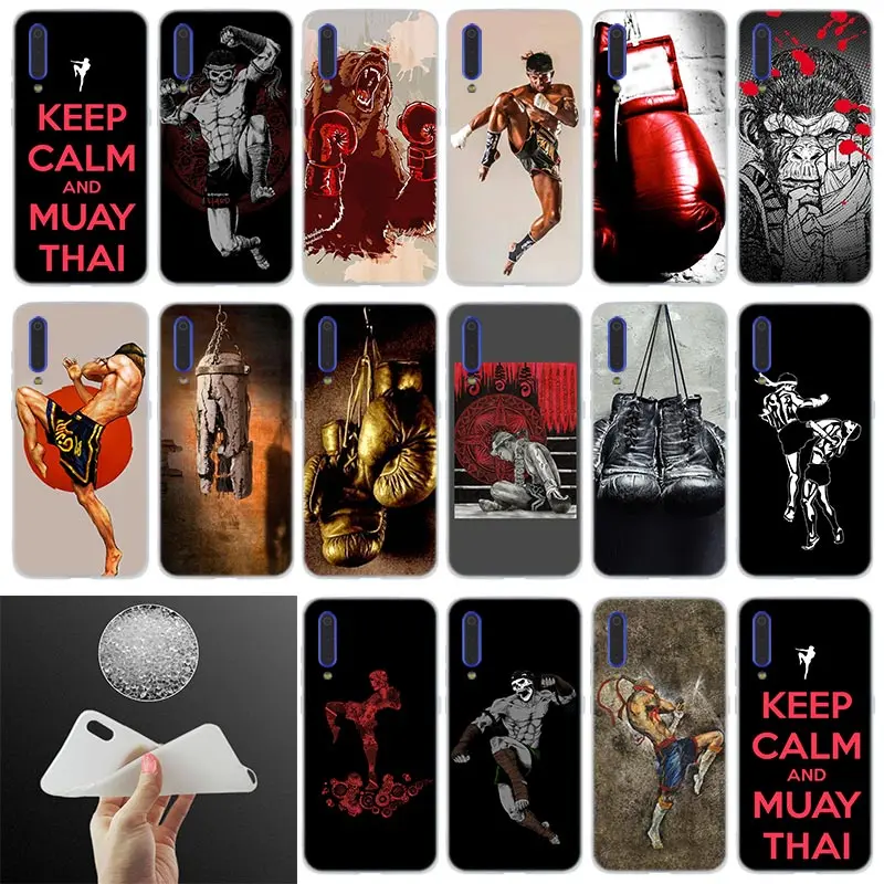 Силиконовый чехол grant Muay Thai Fight Boxing для Xiaomi 9 se 8 lite 6X 5X Mi a1 a2 f1 Mix 2s Max 3 Phone redmi Note 7 6 5