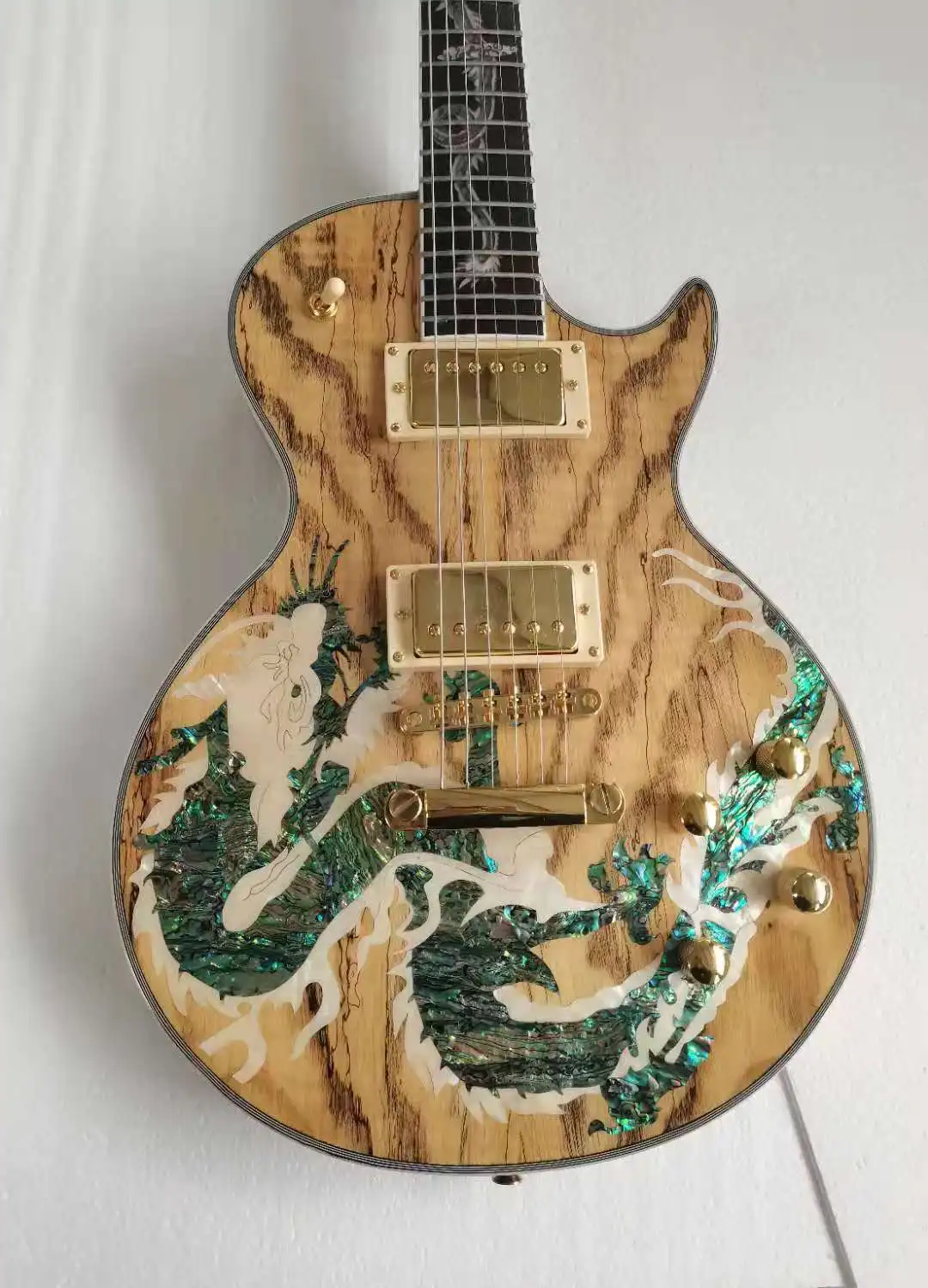 Электрогитара 6 струн инкрустация в виде дракона | Спорт и - Цена: 25922.05
