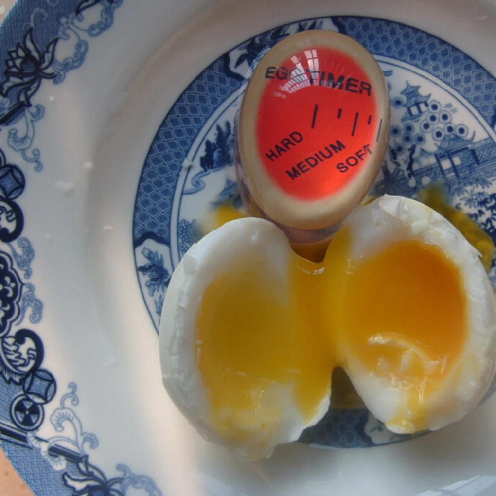 

2 шт Яйцо идеальный цвет таймер с изменяющимся Yummy Мягкие Твердые вареные яйца кухонные экологически чистые смолы красные инструменты для я...