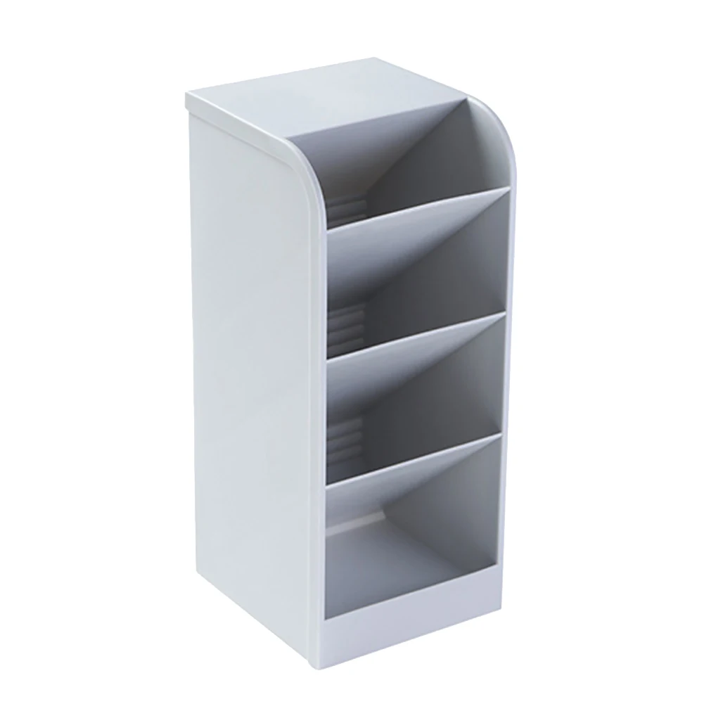 4 слоя пластиковая коробка для хранения настольная Ручка Карандаш Чехол губная