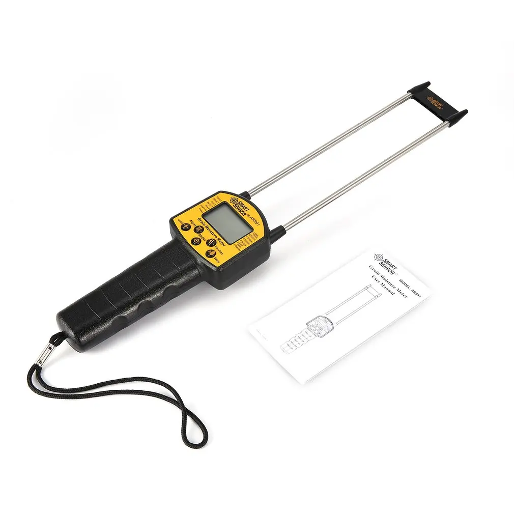 

AR991 Professional Digital Grain Moisture Meter for Corn Wheat Rice Bean Peanut Grain Measurement Moisture Tester