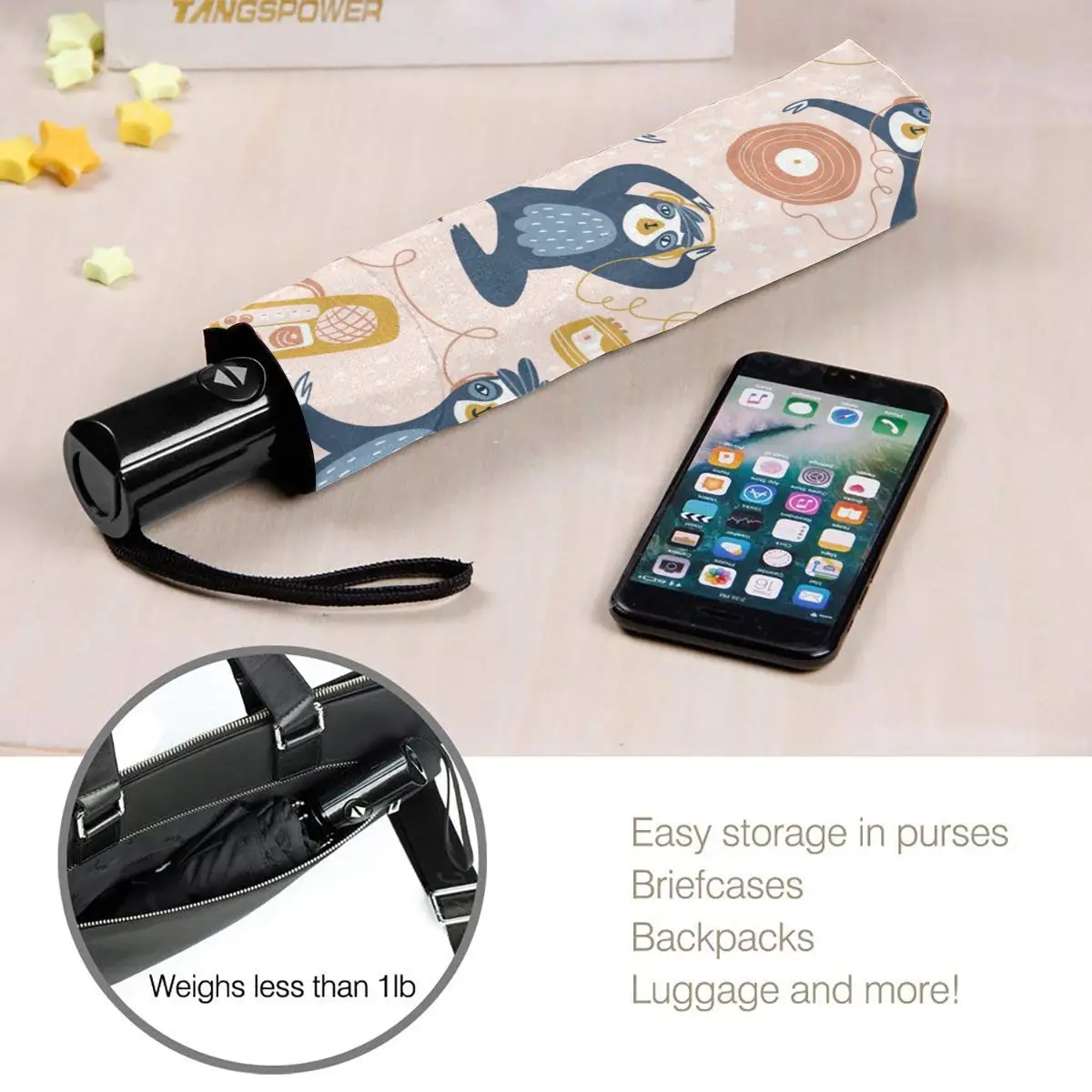 

Automatic Umbrella Cool Sloths At The Party three-fold umbrella women men rain umbrella