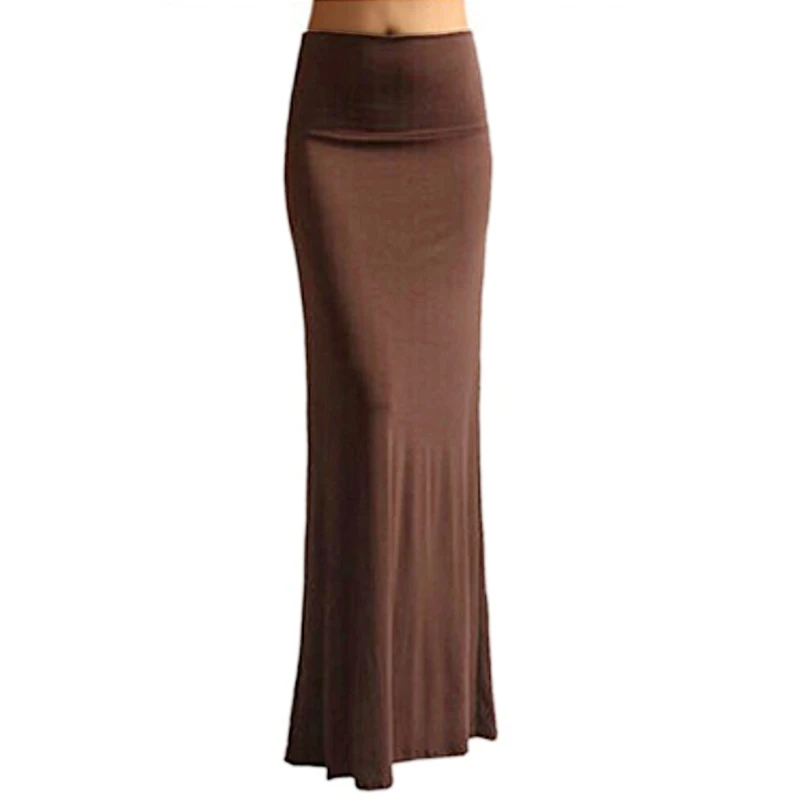 Юбка-карандаш Женская плиссированная длинная однотонная пляжная юбка-трапеция с