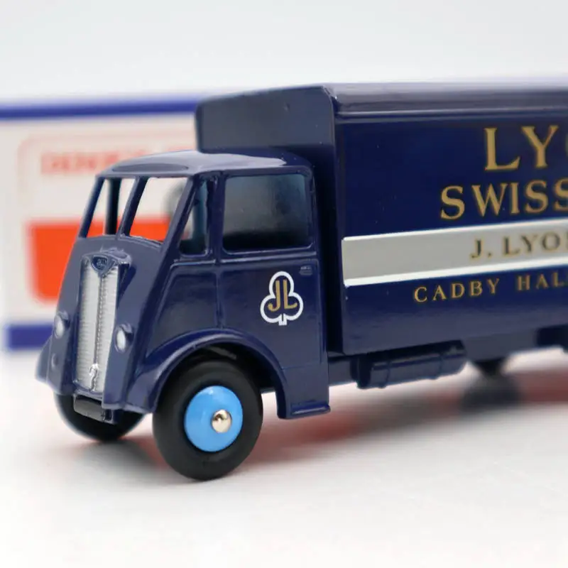 Atlas Dinky 514 суперигрушки GUY Van LYONS SWISS ROLLS Truck Blue Diecast модели автомобилей Коллекция Авто