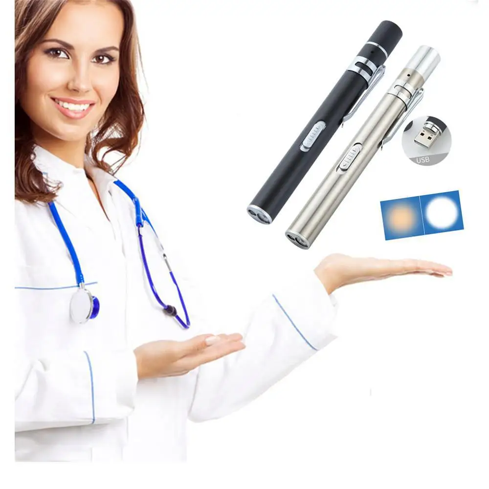 Портативный двойной светильник источник светодиодный Нержавеющая сталь