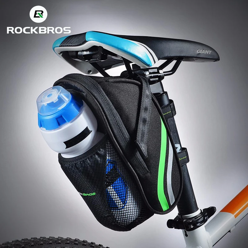Велосипедная сумка ROCKBROS черная Портативная на заднее сиденье складной