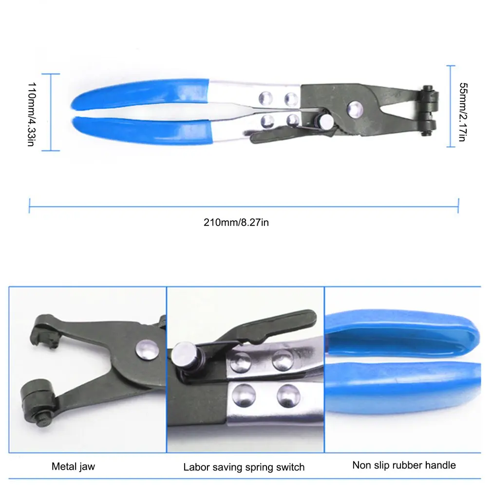 

9pcs/set Hose Clamp Ring Plier Clip Set Flexible Cable Plier Swivel Jaw Tool Remover Auto Hand Tool Set