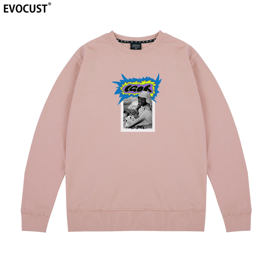 Худи унисекс из чесаного хлопка в стиле хип-хоп | Мужская одежда