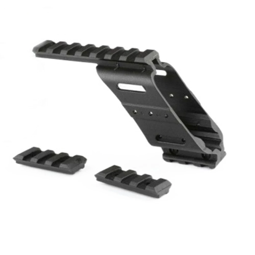 

Тактический прицел Пикатинни, Лазерное освещение, крепление для прицела для Glock 17 5,56 1911 CP99, полимерный четырехъядерный планка Вивера 20 мм, ох...