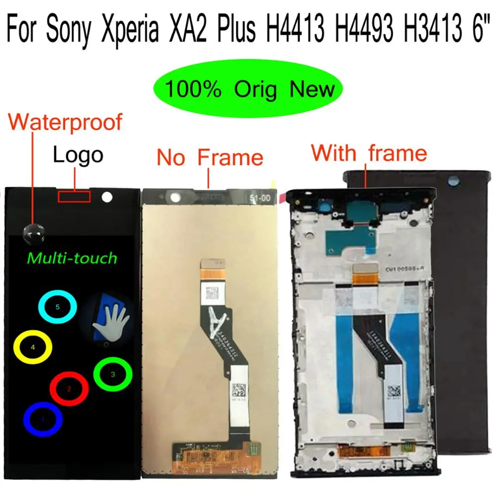 Shyueda Новинка 6 дюймов для Sony Xperia XA2 Plus H4413 H4493 H3413 ЖК дисплей сенсорный экран|Экраны