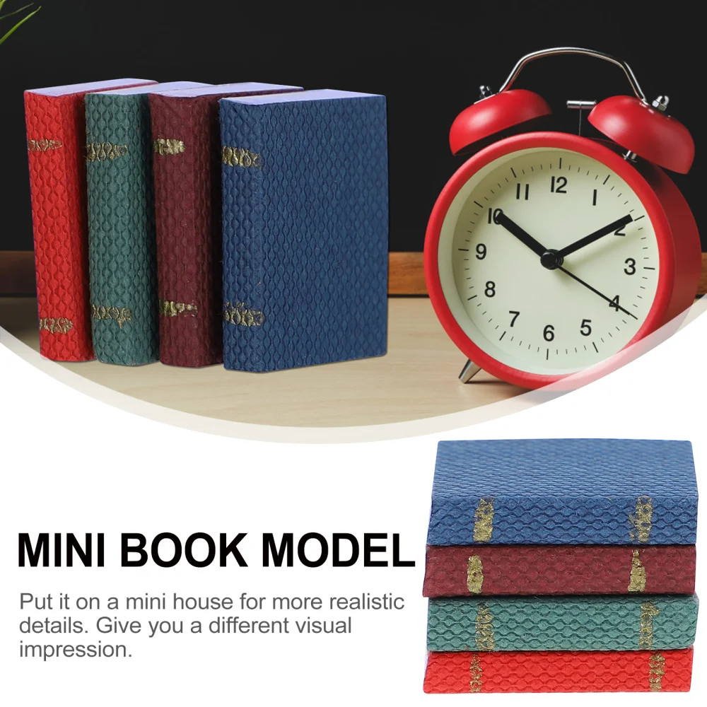 

12pcs Simulation Mini Book Model Miniature Furniture Mini House Accessories