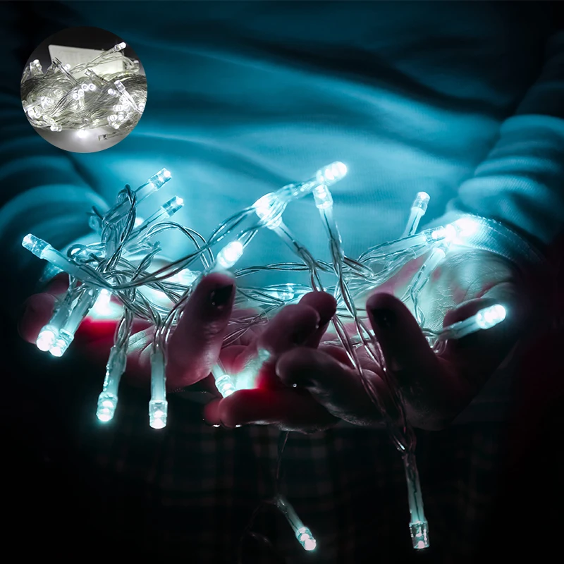 Светодиодная гирлянда с европейской вилкой уличная Рождественская 20 м 10 5 2 220 В |