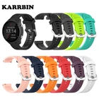 Силиконовый ремешок KARRBIN для Garmin 245, официальная кнопка, силиконовый ремешок для часов, спортивный ремешок для Forerunner 245M645Vivoactive3