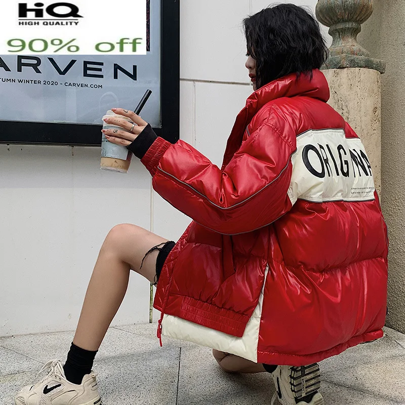 

Fashion Women's Winter Down Jacket Short 90% White Duck Down Coat Female Warm Parkas Woman Clothes 2022 Mujer Chaqueta 82
