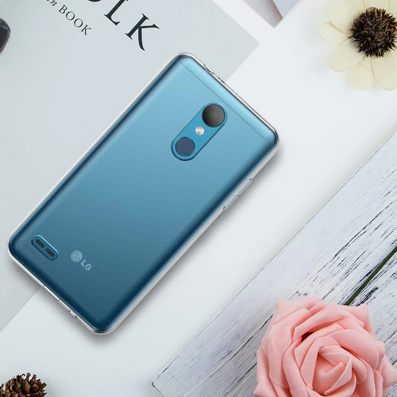 Прозрачный сверхтонкий чехол для телефона LG K8 K9 2018 LGK8 LGK9 мягкий из чистого