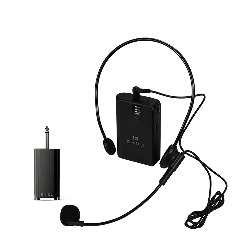 Профессиональная Универсальная гарнитура Microfone UHF беспроводной аудио усилитель
