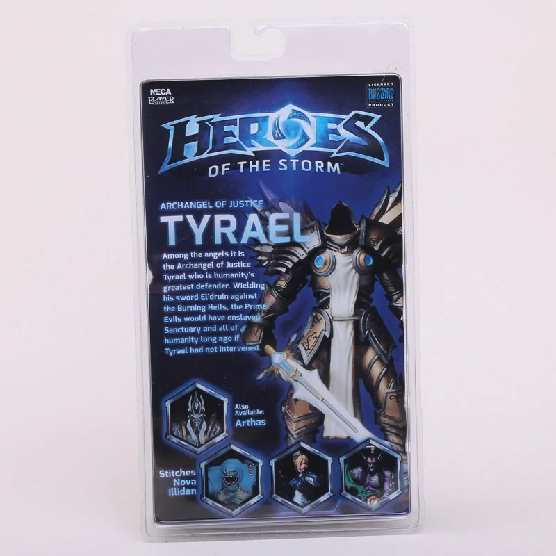 NECA &quotHeroes of The Storm&quot Тираэль ПВХ фигурка Коллекционная модель игрушки 7 &quot18