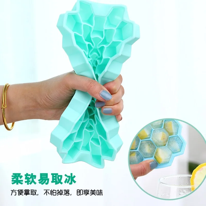 37 ячеек кубика льда силикона прессформы лоток подходит для виски и коктейлей Еда