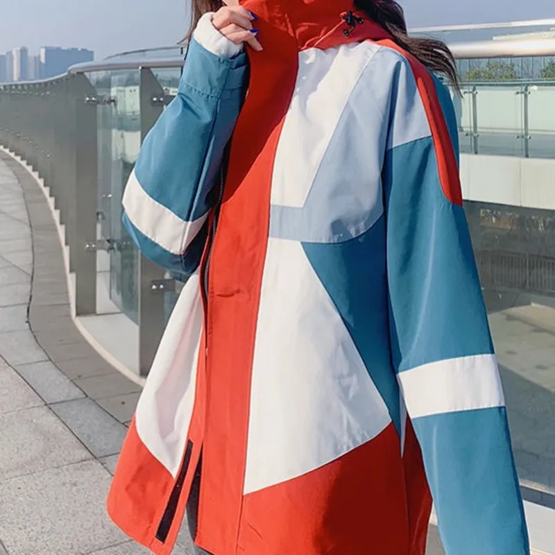 Осенняя куртка-бомбер для женщин и мужчин пальто куртки Harajuku размера плюс