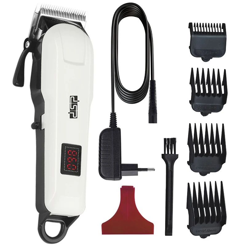 Мощная Регулируемая машинка для стрижки волос профессиональный электрический