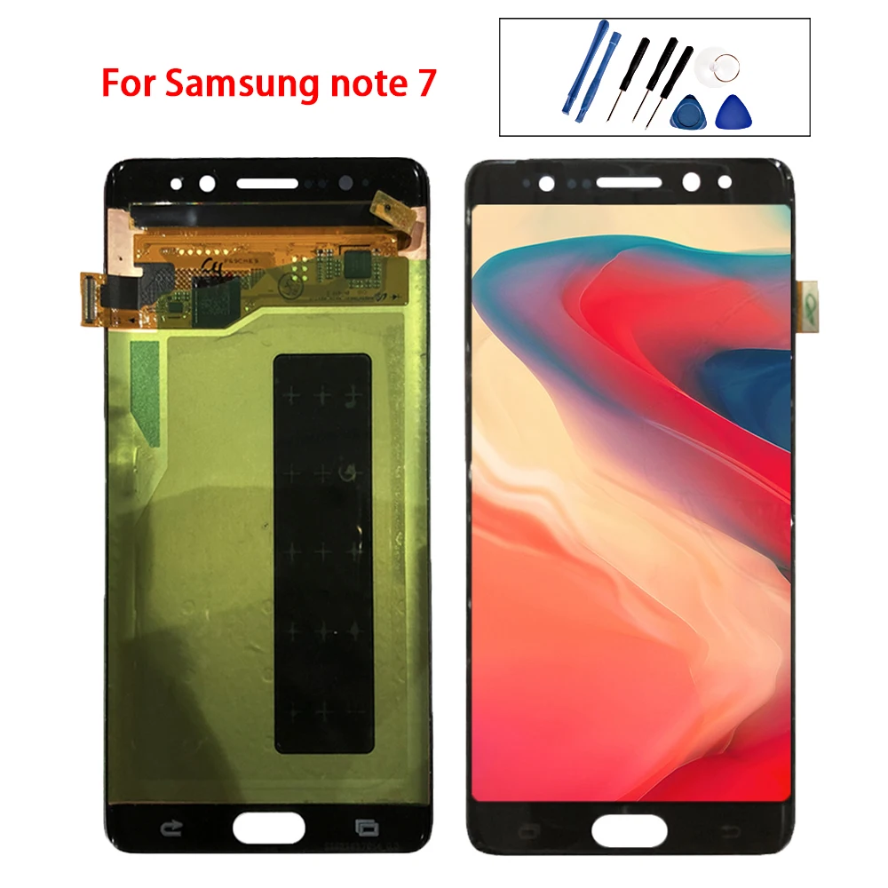 Для Samsung Galaxy Note7 note FE 7 N930 N930F G ЖК дисплей сенсорный экран 100% протестированный