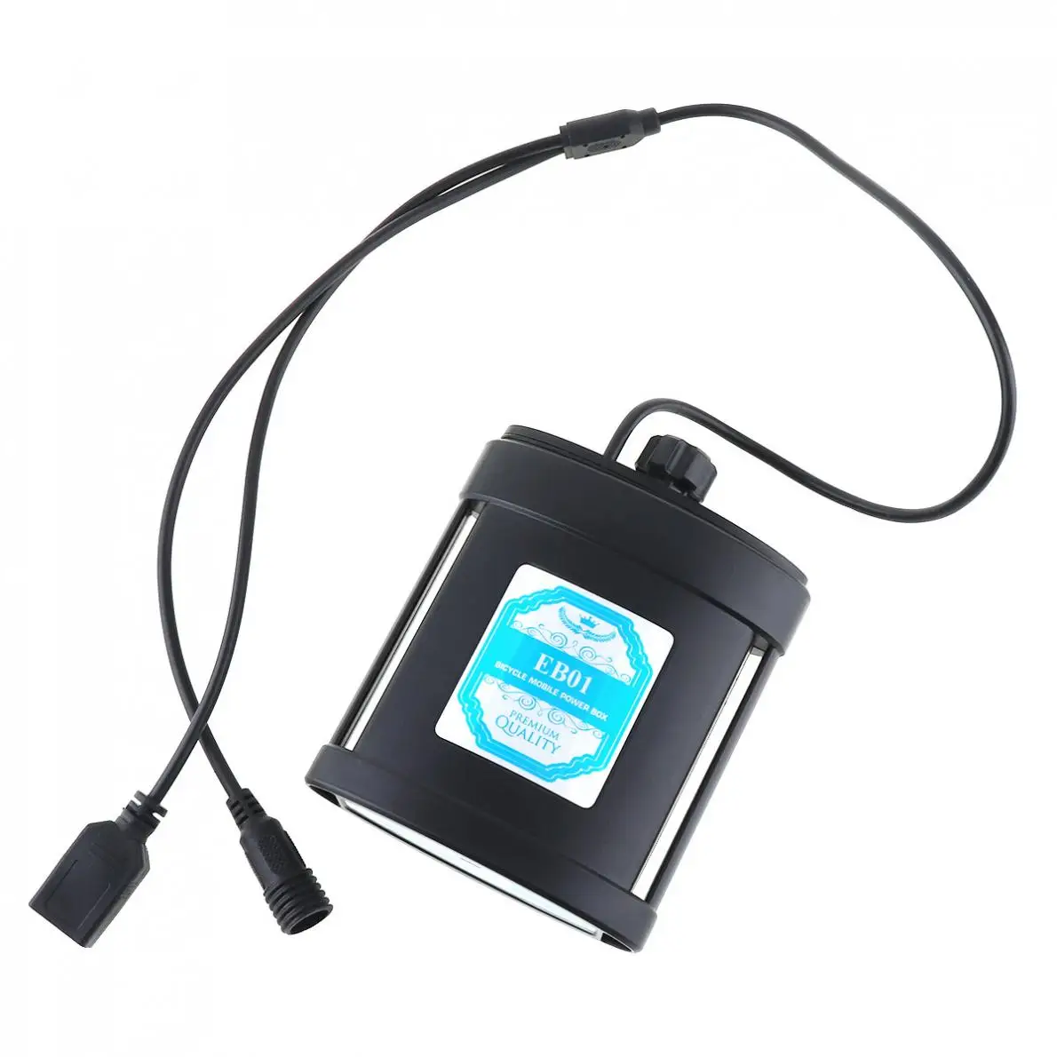 Портативный велосипедный Мобильный блок питания с винным горшком и USB