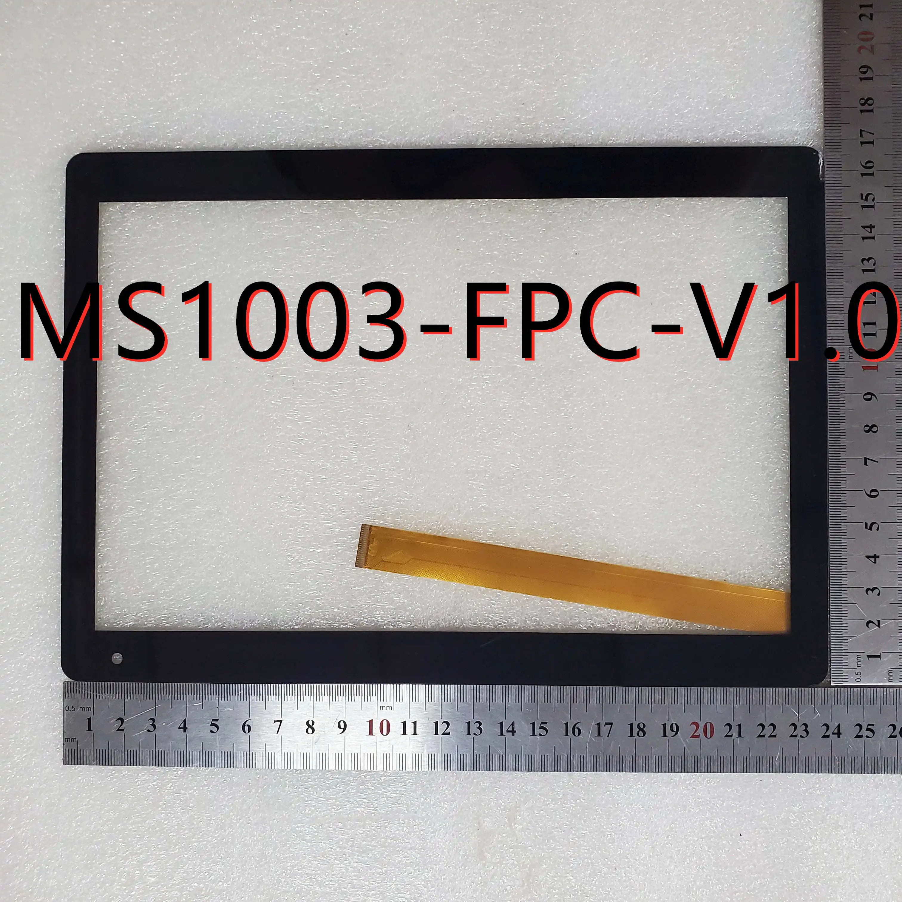 Черный 10 1 дюймовый сенсорный экран P/N MS1003 FPC V1.0 ремонт и замена емкостной панели