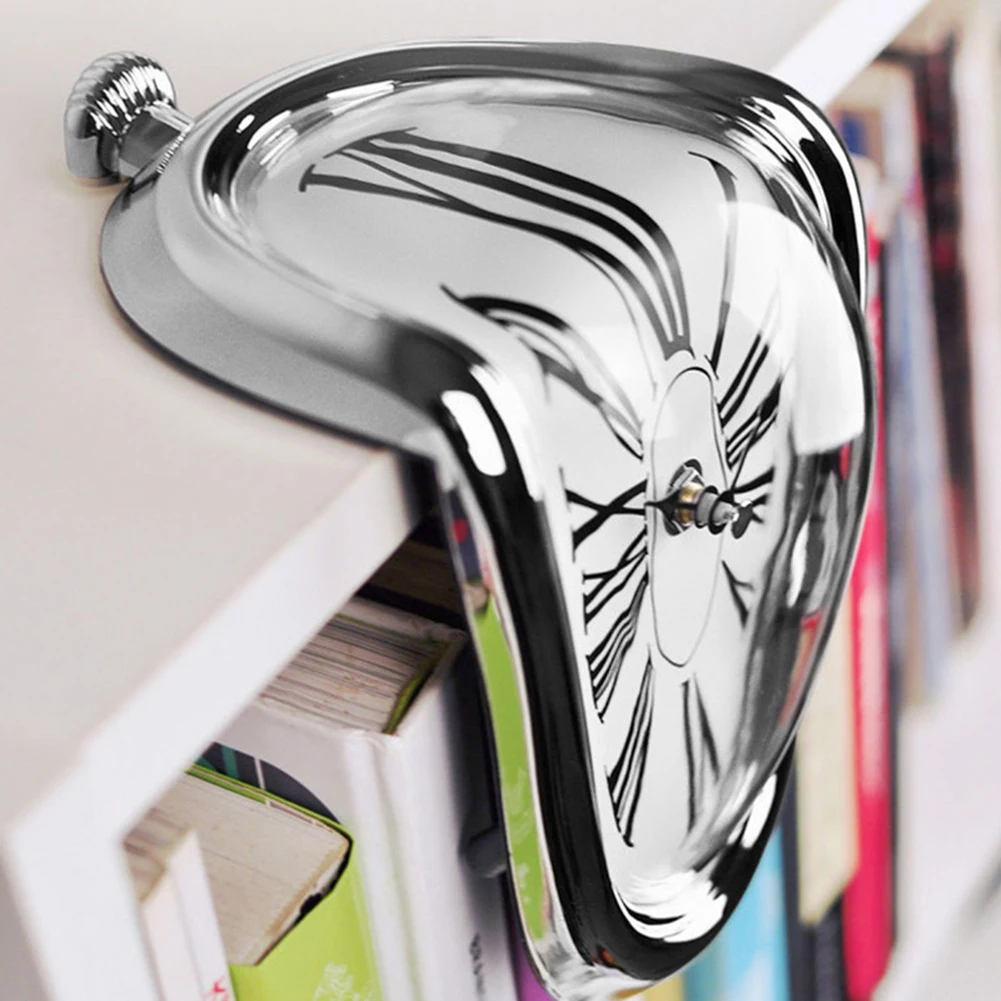 Новые сюрреалистичные таяющие деформированные настенные часы в стиле