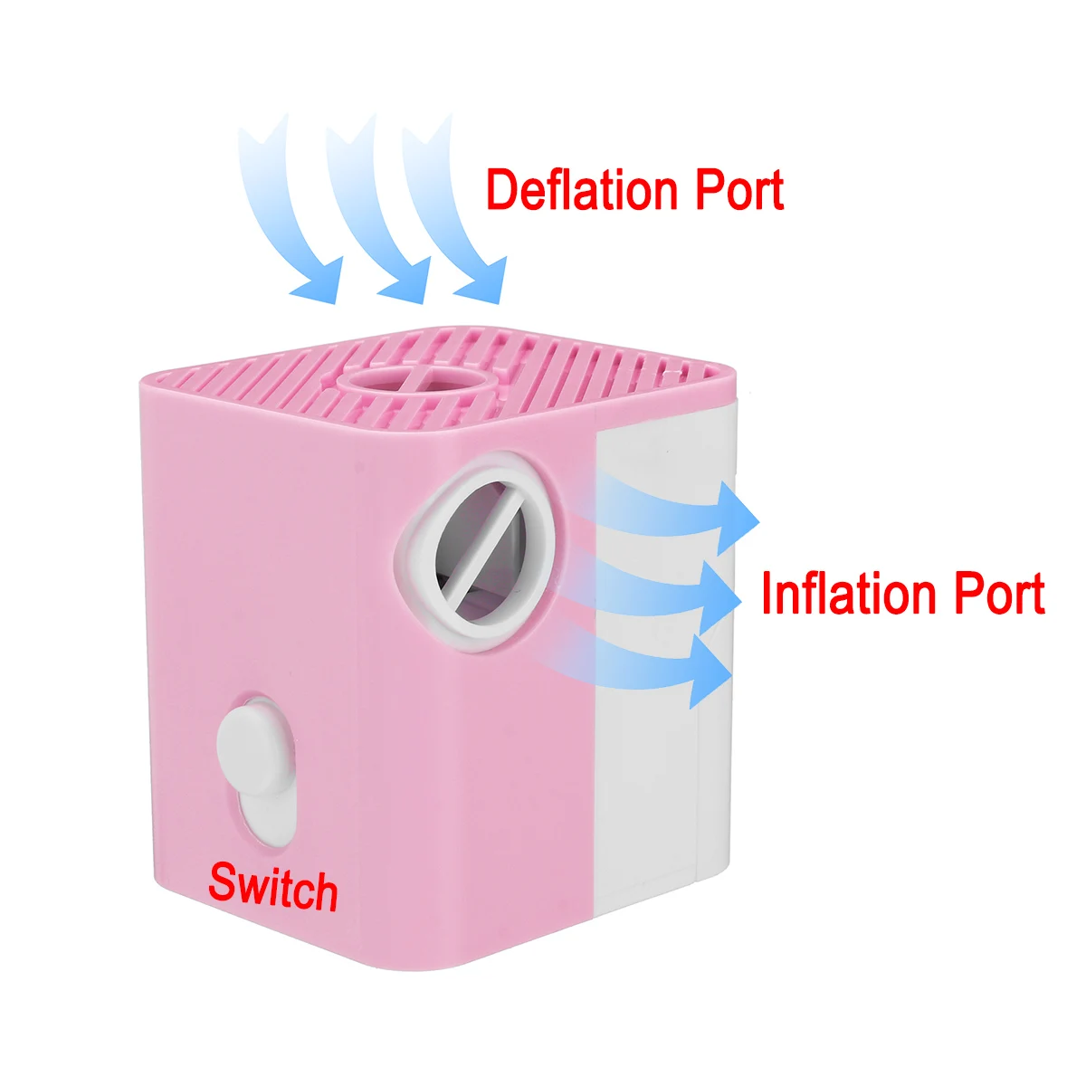 Воздушный насос для кемпинга на открытом воздухе с дефляцией портативный