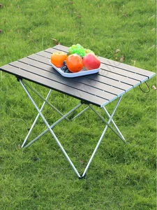 Съемный переносной стол для пикника, Супер Легкий алюминиевый, вес 20 кг, прочный компактный стол для отдыха на открытом воздухе