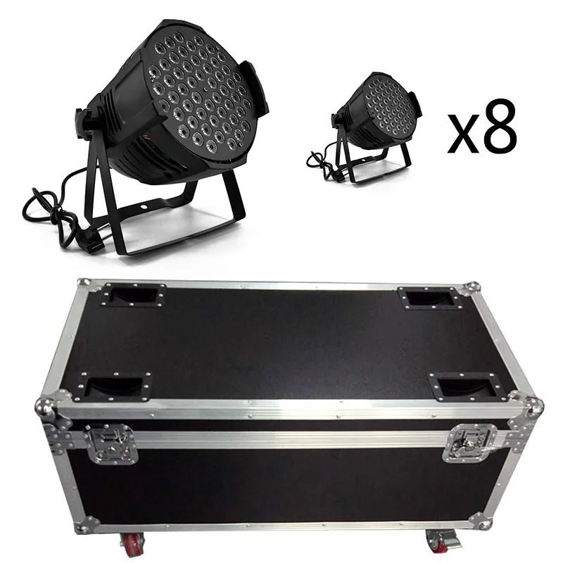 Чехол DJworld Flight/8 шт. (большой) из алюминиевого сплава светодиодный Par 54x9 Вт RGB