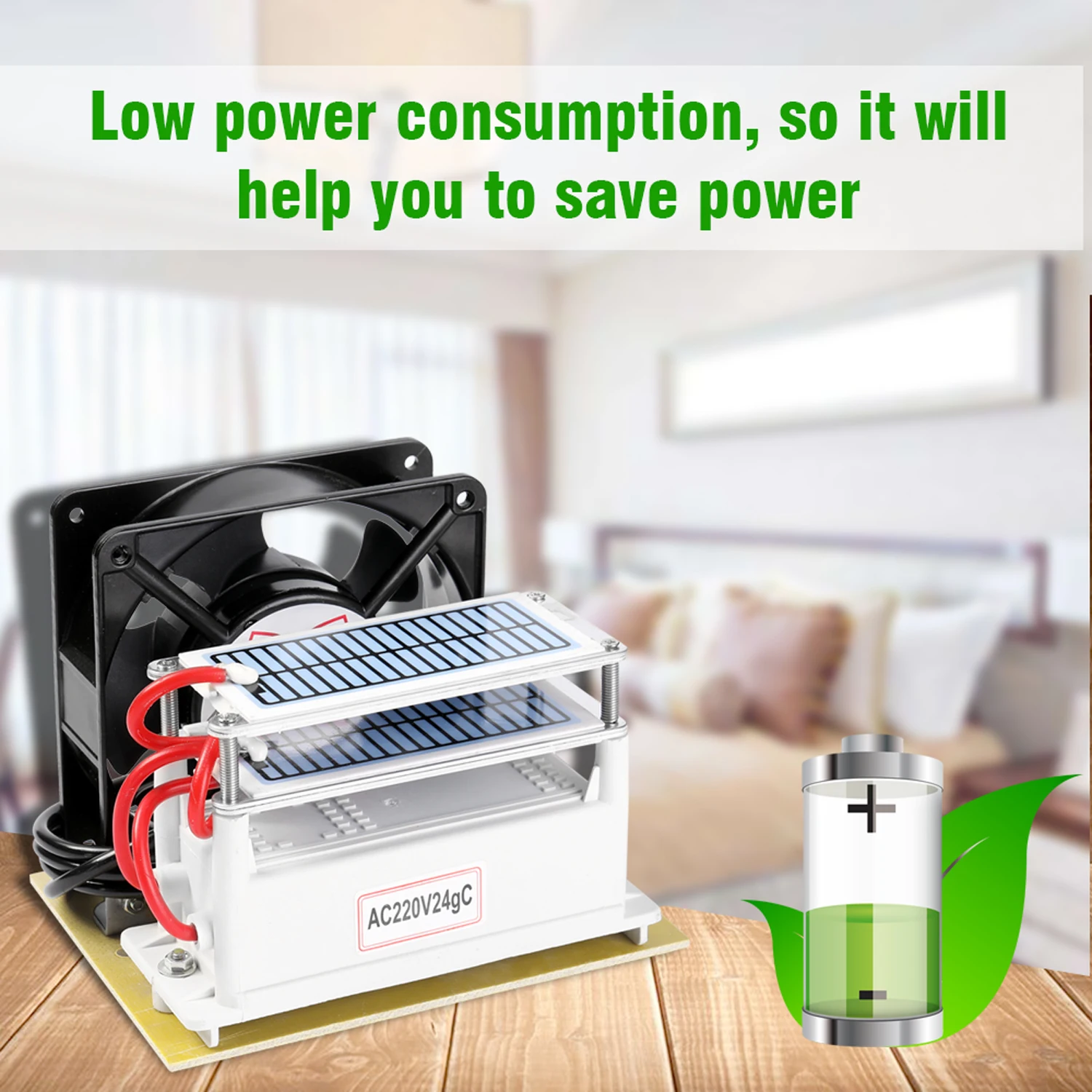 Портативный Озоновый 24 Гц/ч генератор устройство для удаления формальдегида