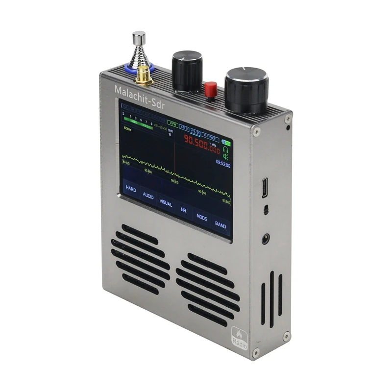 Приемник Malahit-SDR 50 кгц-2 ГГц DSP радиоприемник контактный экран с батареей 5000 мАч