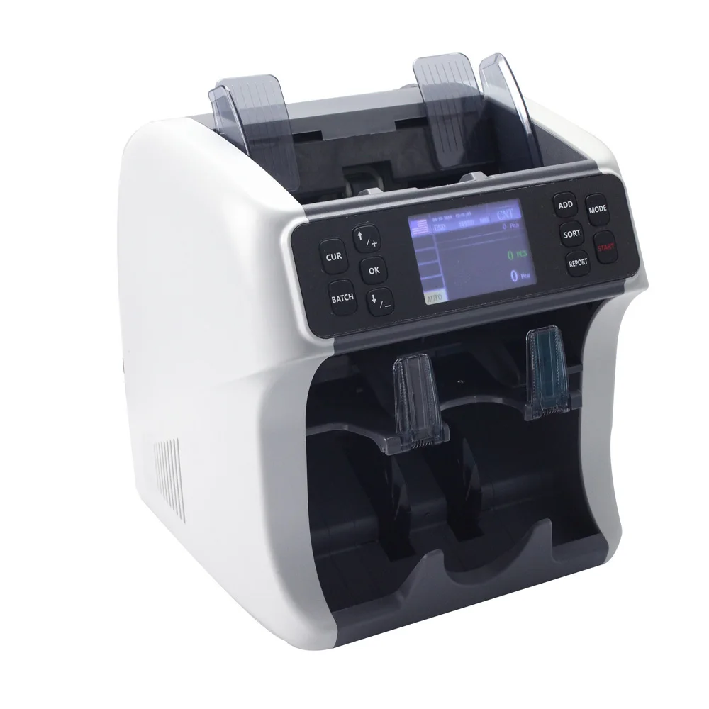 2 карманных счетчика купюр и сортировщика счетчик с смешанной челюстью для