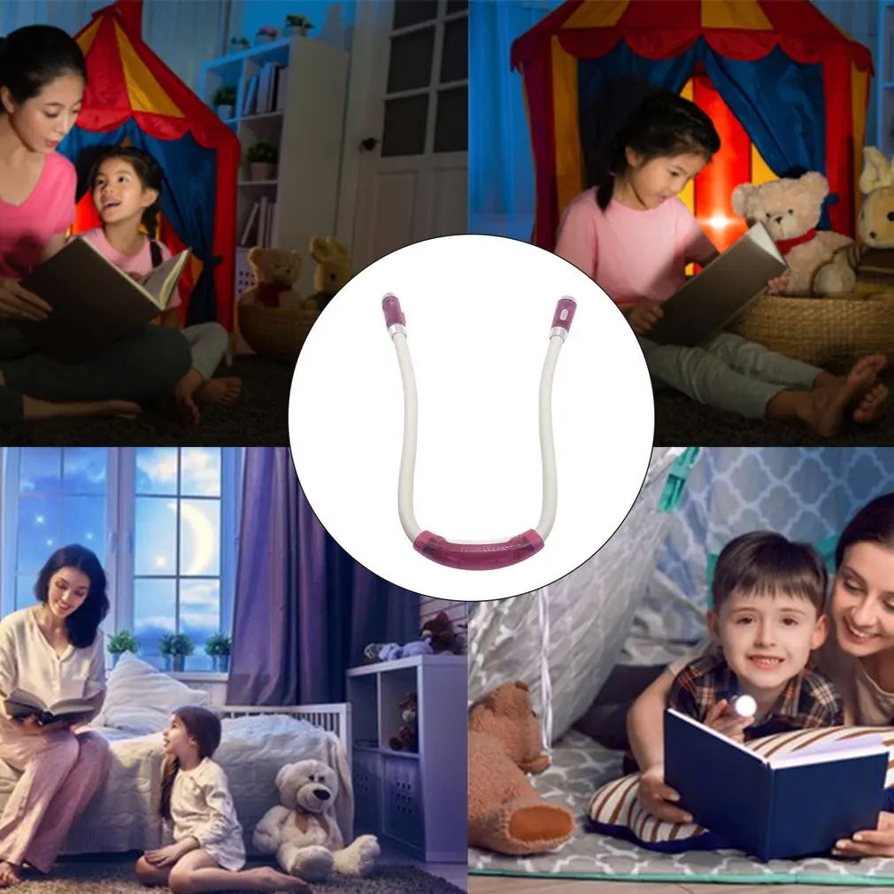 

Portable Flexible Handsfree LED Neck Book Light Reading Lamp Night Light Camping Led Neck Reading Light