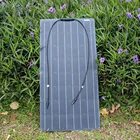 Гибкая солнечная панель ETFE PET, 300 Вт 200 Вт 100 Вт, черная монокристаллическая ячейка, зарядное устройство для аккумуляторов 12 в 24 в 1000 Вт, домашняя полная система в комплекте