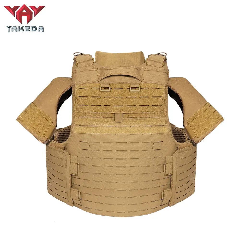 Yakeda Latest Fashion Full Protection Military Tactical Vest Molle Chaleco Tactico Laser Cut Plate Carrier Bullet Proof | Спорт и