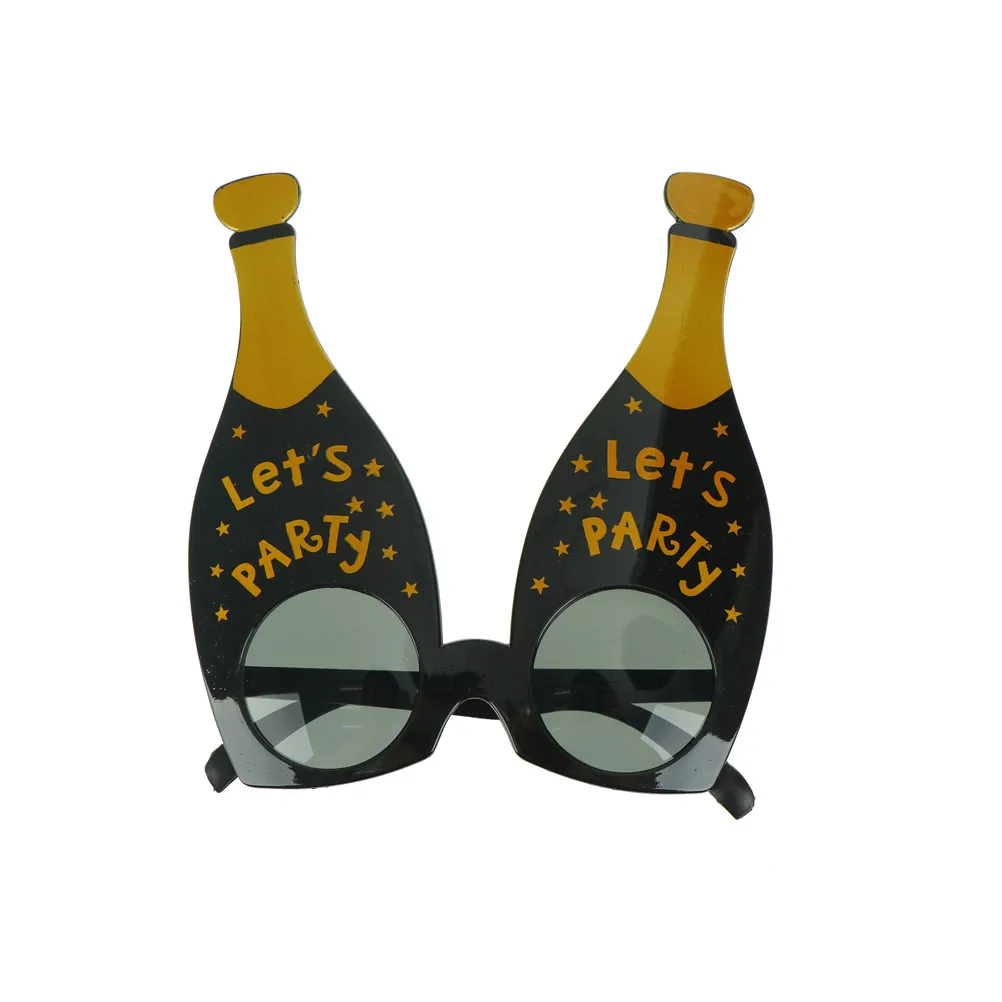 1 шт. креативный костюм бутылка шампанского дизайн очки вечерние украшения для