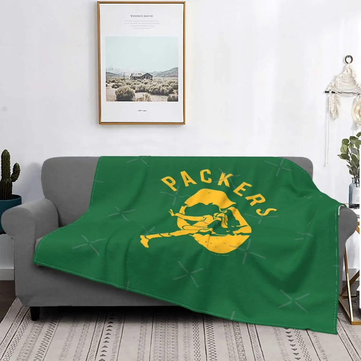 

Logo Vintage Packers con 'packer' 2 manta colcha cama a cuadros ropa de cama Toalla de playa manta térmica manta ponderada