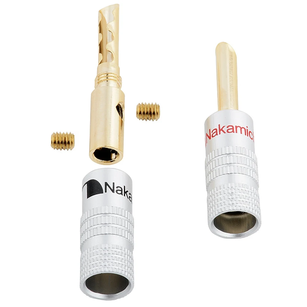Nakamichi 24K позолоченный медный BFA 4 мм разъем типа банан для динамика | Электроника